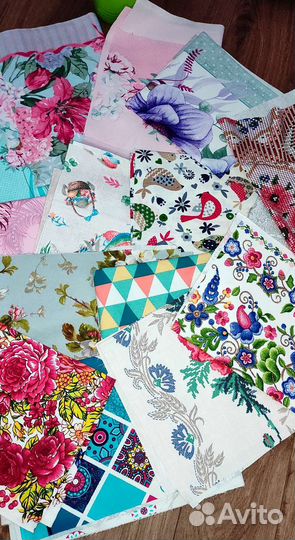 Весовой лоскут хб тканей рогожка,саржа,дорожка