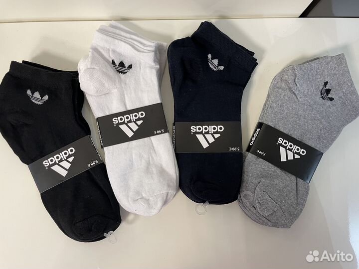 12 пар носки Adidas качественные разные размеры