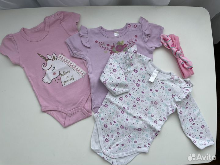 Боди для девочки 68