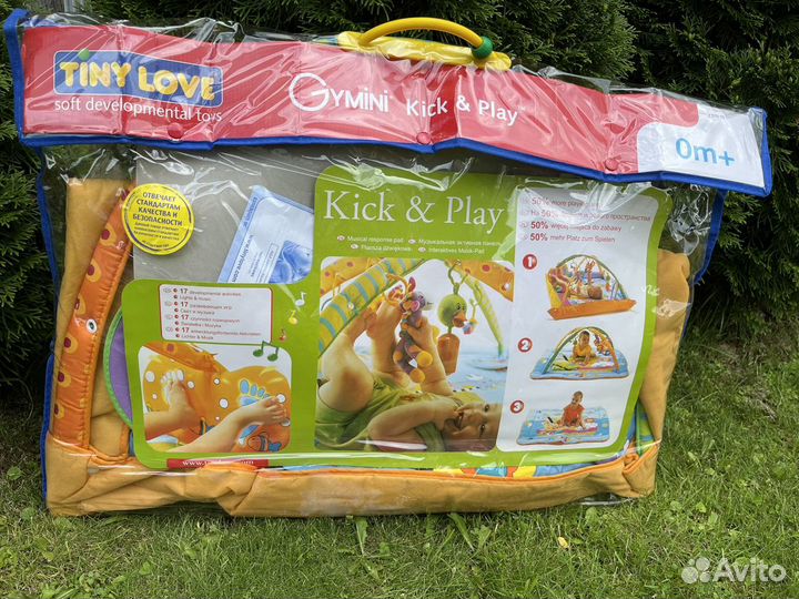 Развивающий коврик tiny love зоосад