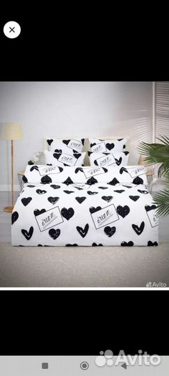 Постельное белье сатин евро