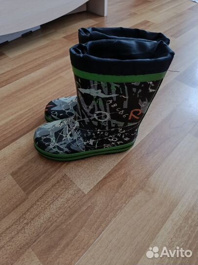 Резиновые сапожки на мальчика, 30 размер, б/у