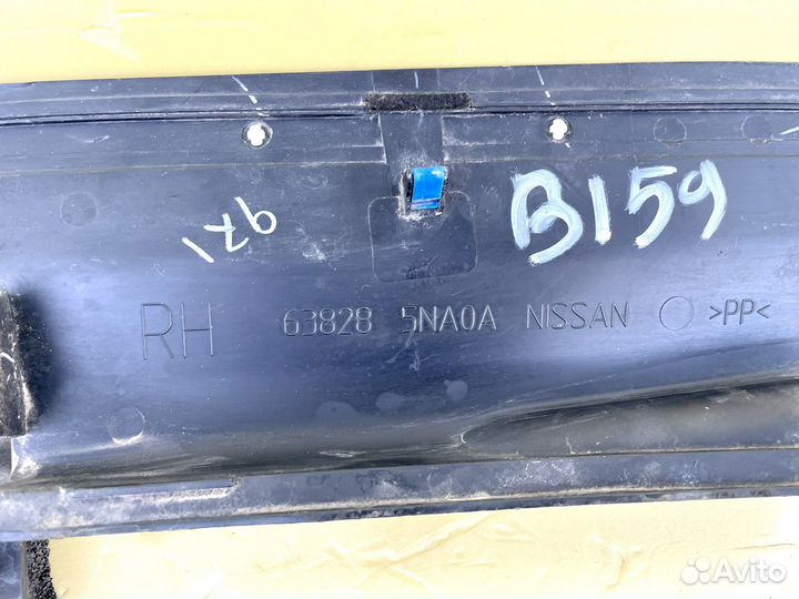 Уплотнитель переднего крыла на Infiniti Qx50 J55