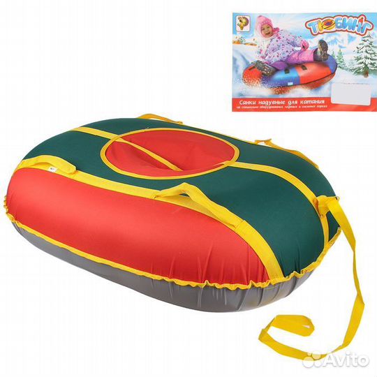 Тюбинг Забияка Ватрушка овал 125 х 95 см
