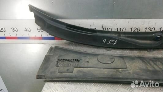 Накладка декоративная (жабо, дождевик) audi A6 C6