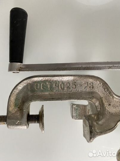 Мясорубка антикварная с конем (1978 года)