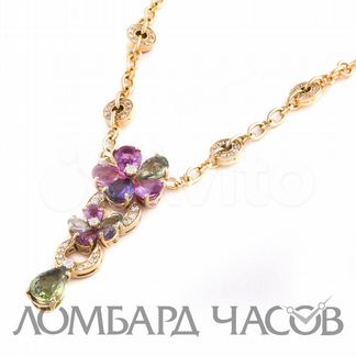 Bvlgari Sapphire Flower Necklace