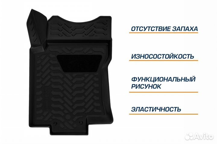 Коврики салона Nissan Qashqai II (РФ сборка) 15