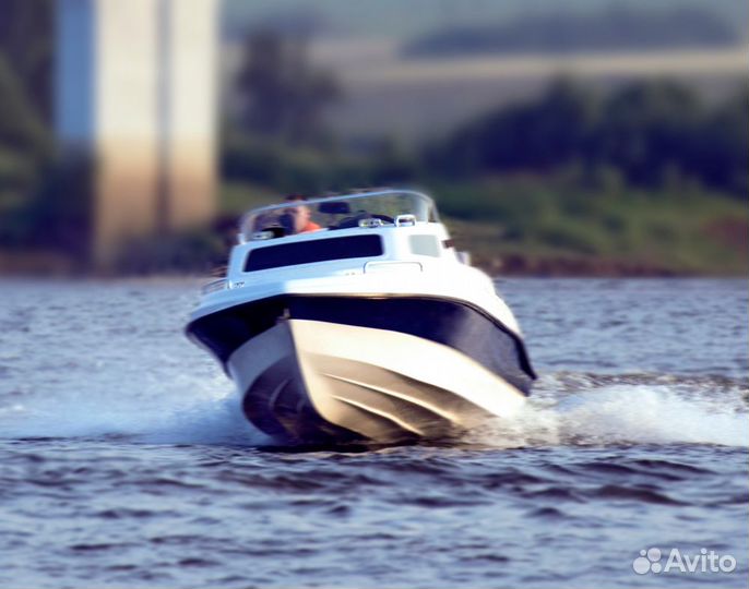 Новый катер с каютой Неман 500 от производителя