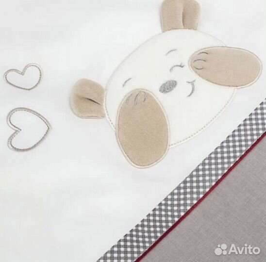 Бортики в кроватку+постельное белье