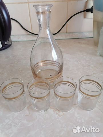 Графин и 4 стопки СССР