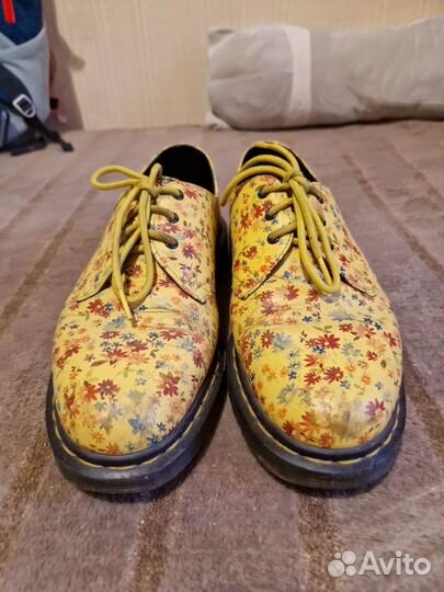 Ботинки желтые Dr. Martens 41 р-р