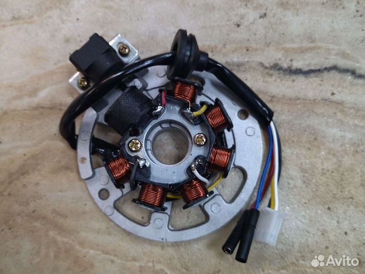 Статор генератора скутер Stels 1e40qmb