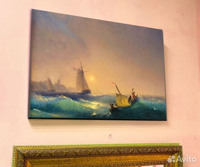 Морской пейзаж Айвазовский 50х75