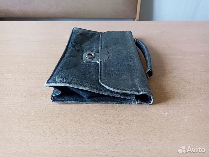 Портфель - папка. Завод Штамп. Кожа. Ранний СССР