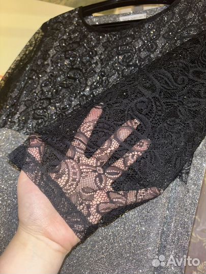 Платье с блестками
