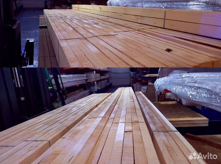 Рейка обрезная сухая 24*48*3000 мм сорт 1-2