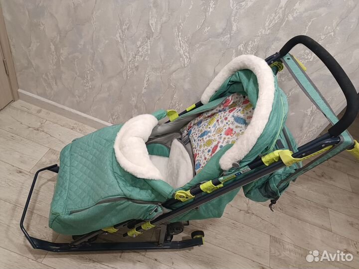 Санки коляска ника 7-3