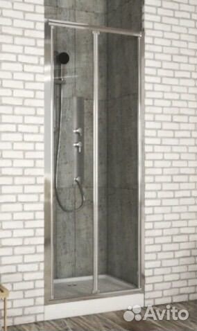 Душевая дверь в нишу Bravat, складная