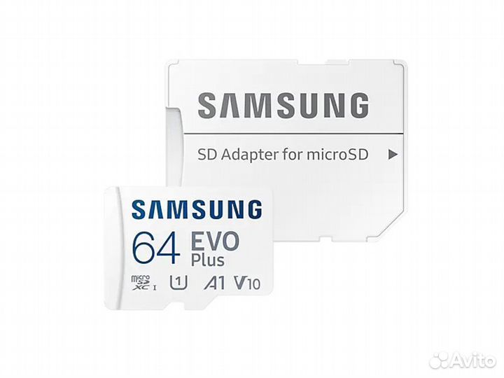 Карта памяти Samsung EVO Plus microsdxc 64GB