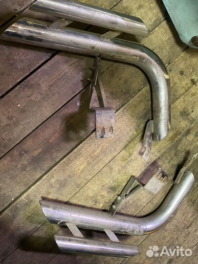 Защита заднего бампера prado 150