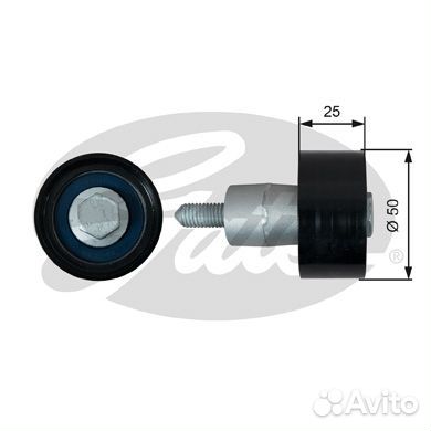 Направляющий ролик привода грм powergrip