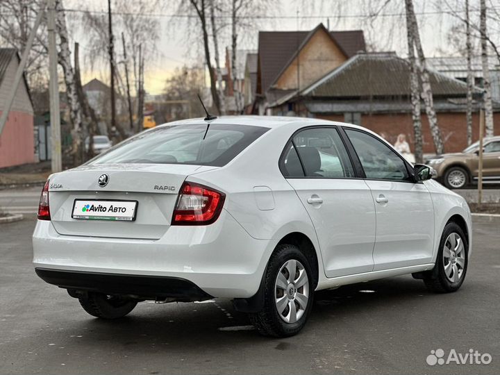 Skoda Rapid 1.6 МТ, 2018, 76 600 км