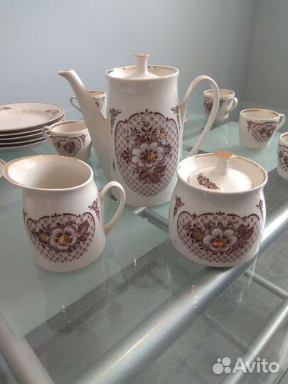 Кофейный сервиз фарфор