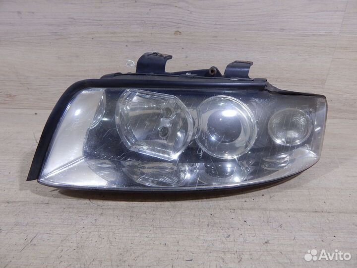Фара левая Audi A4 B6 ксенон в сборе