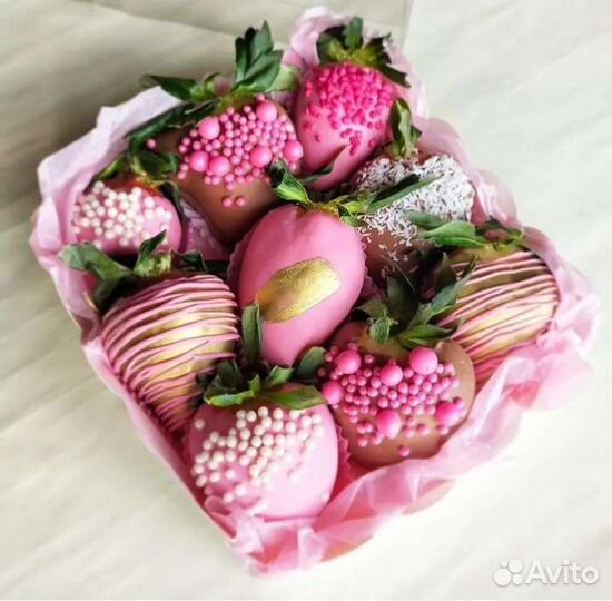 Клубника в шоколаде, бокс 