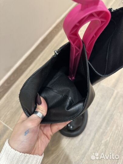Сапоги черные 39