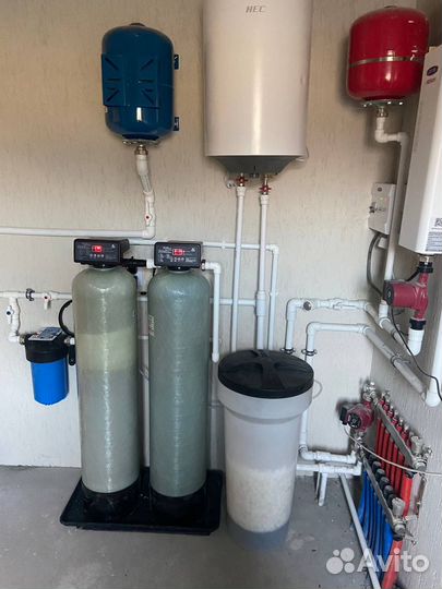 Монтаж комплексной системы очистки воды