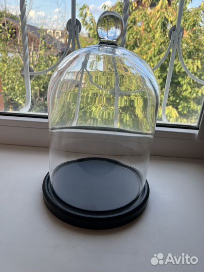 Стеклянная колба декоративная