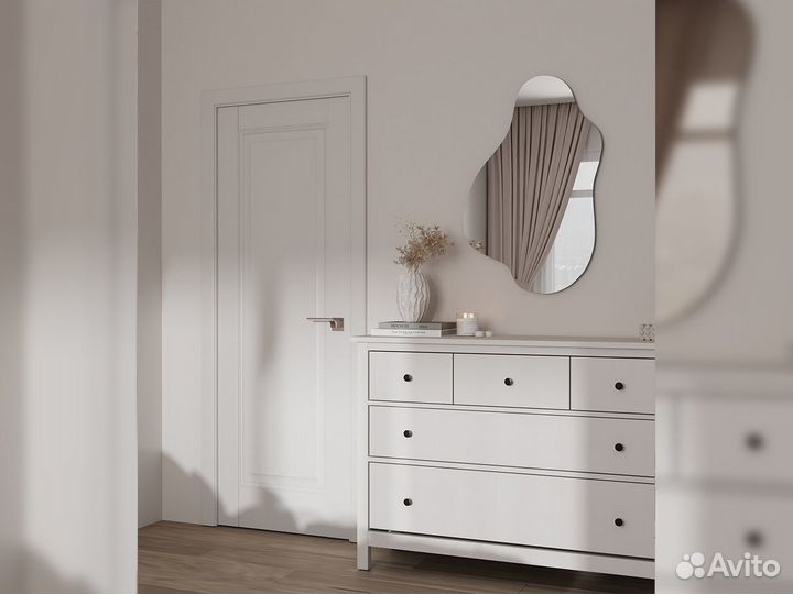 Фигурное ассиметричное зеркало.Цена до двери по РФ