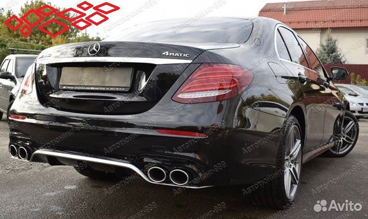 Диффузор 53 амг E-class 213 хром