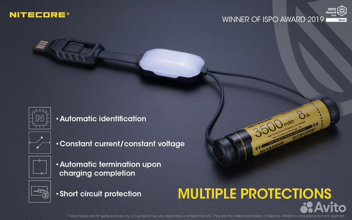 Зарядное устройство магнитное Nitecore LC10