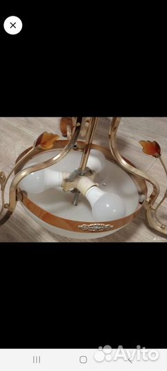 Люстра потолочная на шесть Рожков