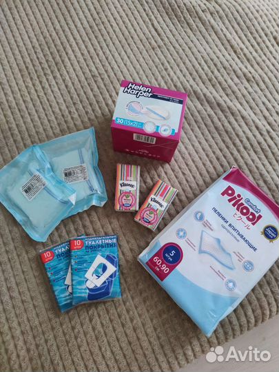 Одноразовые пеленки,трусы, прокладки на грудь