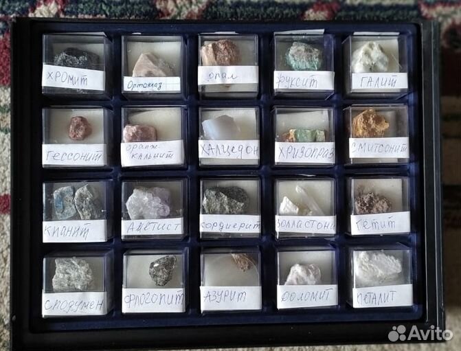 Минералы Камни из серии Сокровища земли