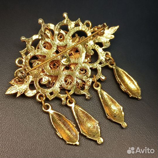 Винтажная Чешская Брошь Яблонекс Чехословакия-СССР