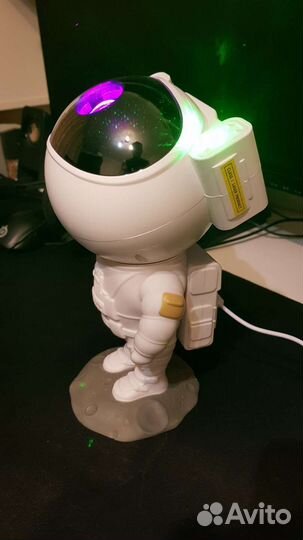 Лазерный ночник с проектором Астронавт