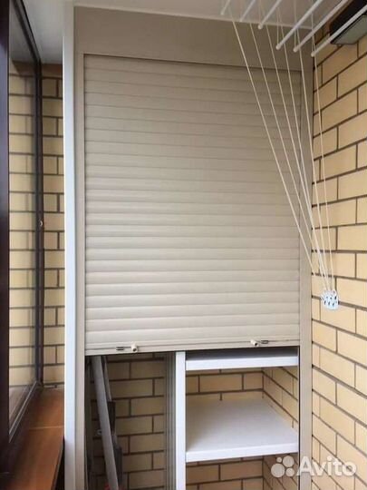 Шкаф с рольставнями на балкон по вашему эскизу