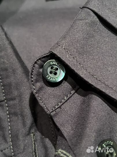 Винтажная рубашка gucci