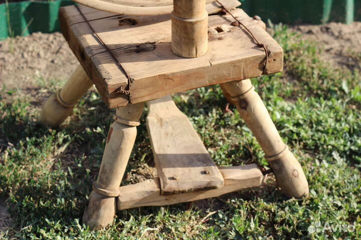 Прялка деревянная старинная