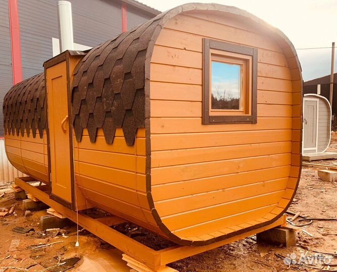 Баня бочка квадро в наличии