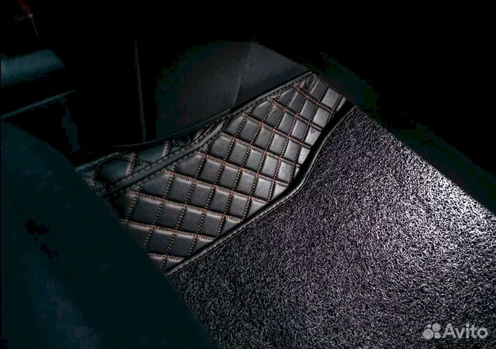 3D коврики из экокожи Land cruiser