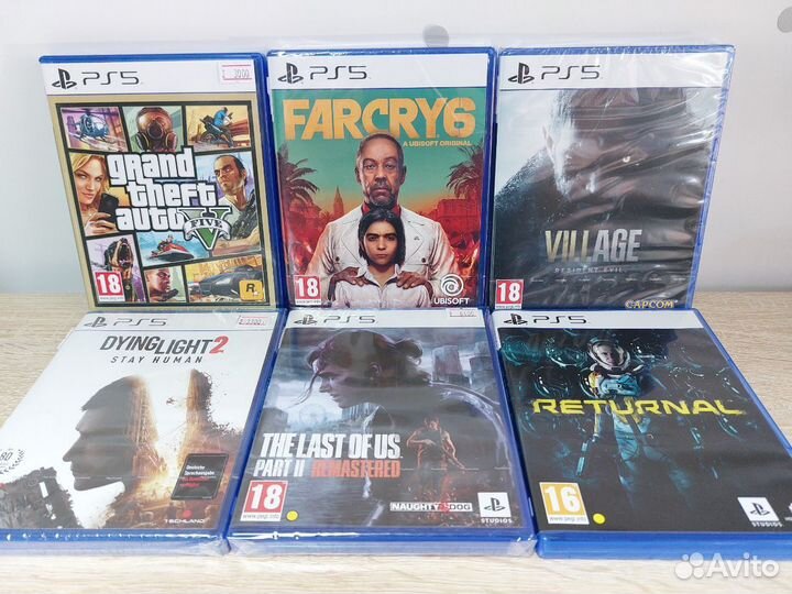 Игры на пс5 диски. Новые или бу. Магазин большой в