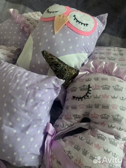 Бортики на кроватку