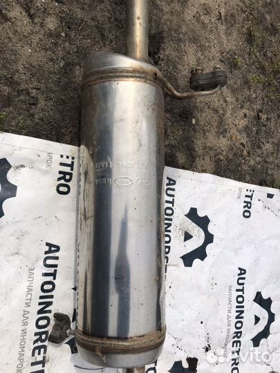 Глушитель. Резонатор Кио Рио 3