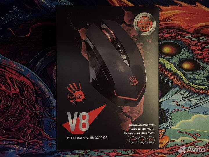 Игровая мышь a4tech bloody v8